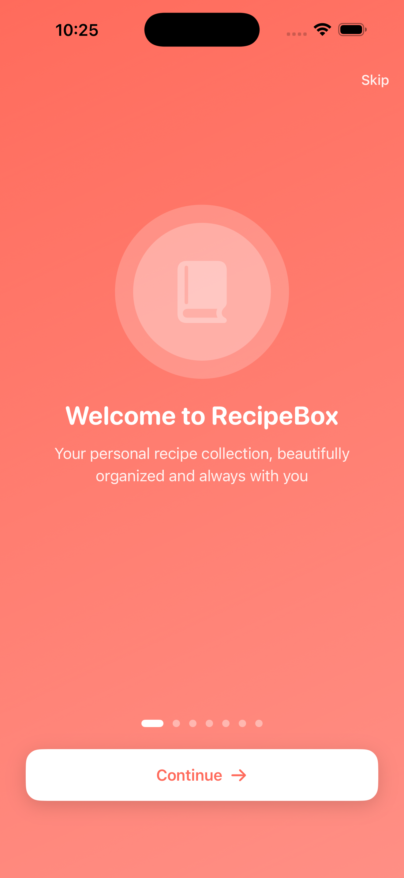 RecipeBox Pro on iPhone